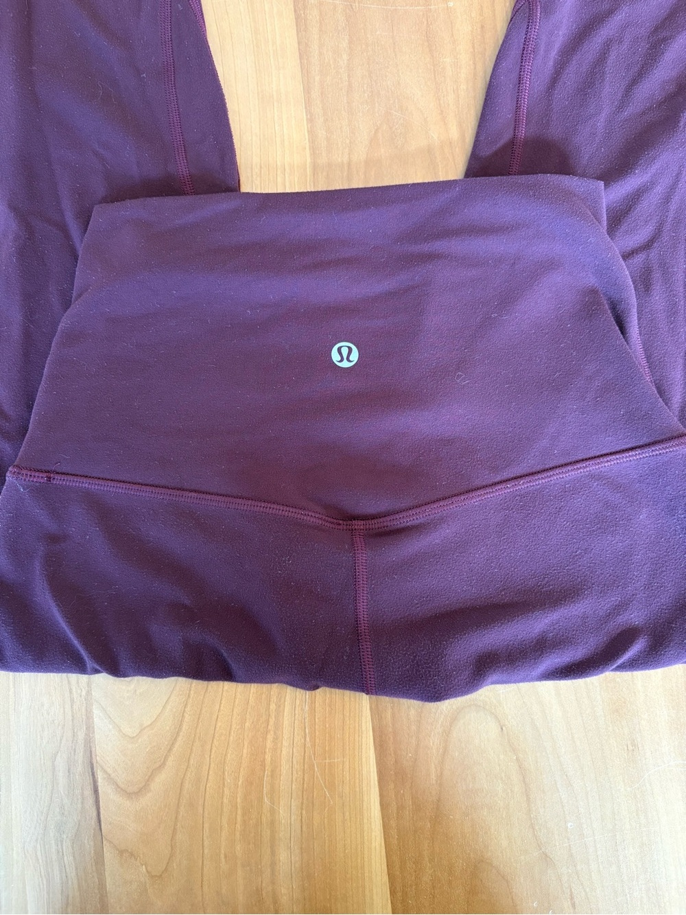 Lululemon High-Waist Leggings in Plum